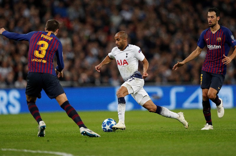 Hasil gambar untuk barcelona vs tottenham