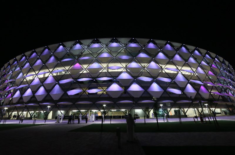 Hazza bin Zayed Stadium view