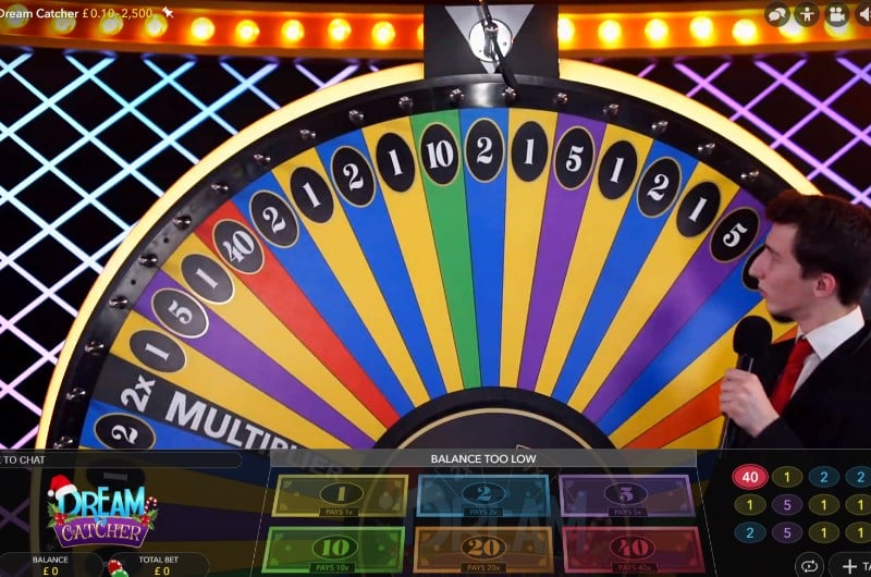 Dream Catcher live dealer