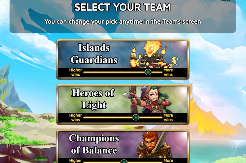 Battlemania Slots Team Selection Battlemania Slots Team Selection