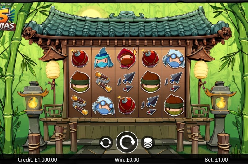 Legend of the Five Ninjas Slots Legend of the Five Ninjas Slots