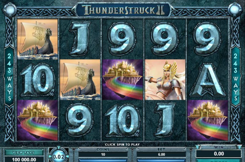 Thunderstruck 2 Slots Scatters