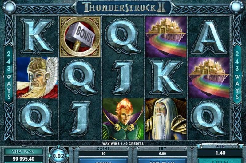 Thunderstruck 2 Slots Win