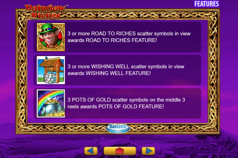 Rainbow Riches Slots Bonus