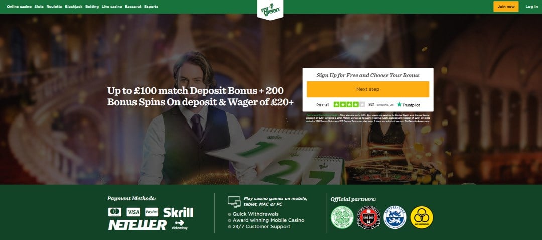 Mr Green Bonus Codes Mr Green Bonus Codes