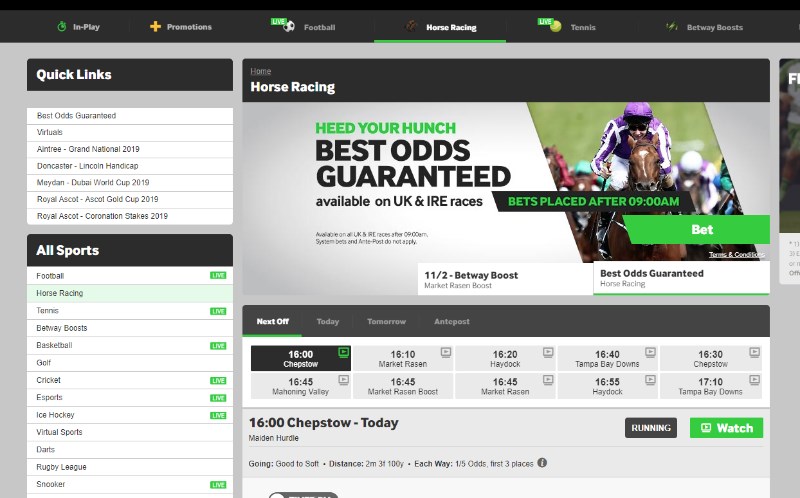Betway Bonus Code