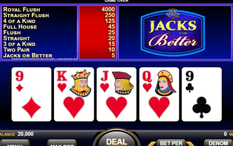 Free video poker games jacks or better Free video poker games jacks or better