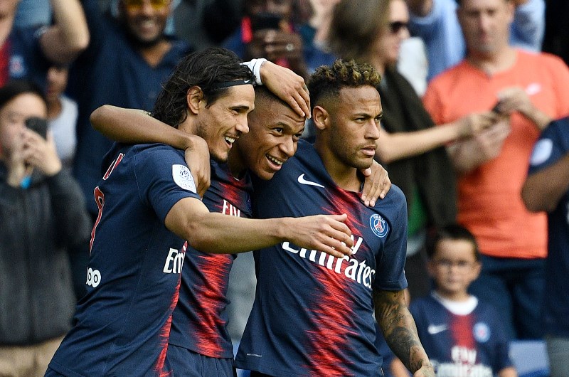 Neymar and Edinson Cavani Neymar and Edinson Cavani