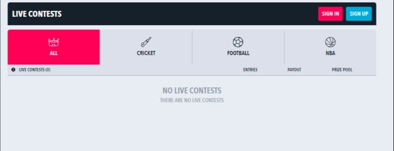 Draftstars Live Betting