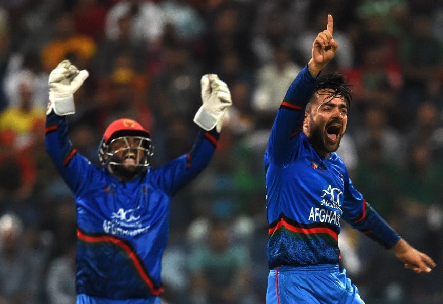 Rashid Khan afghanistan celebrate Rashid Khan afghanistan celebrate