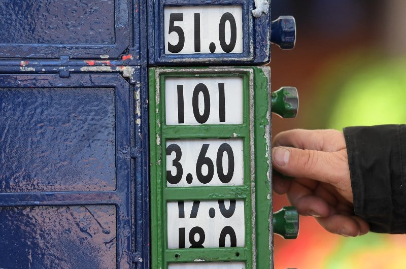 Bookmakers odds