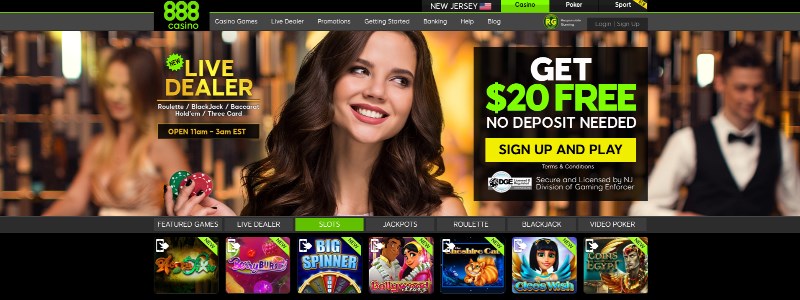 888 Casino NJ Homepage 888 Casino NJ Homepage