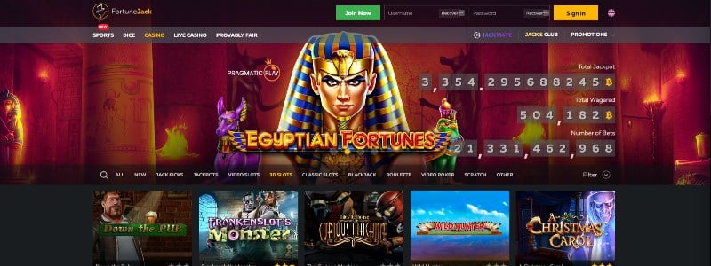 Fortune Jack Casino Homepage Fortune Jack Casino Homepage
