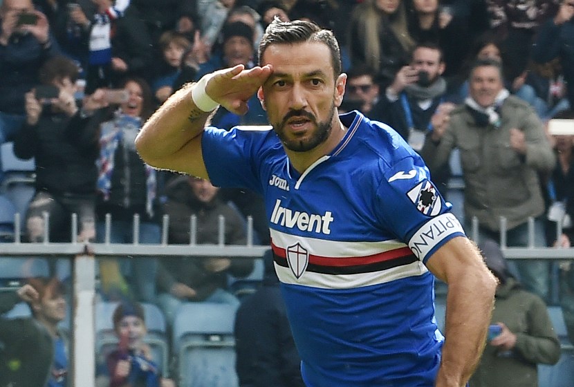 Sampdoria's star striker, Fabio Quagliarella, needs no introduction to Juventus having previously played for the Bianconeri. (Getty Images)