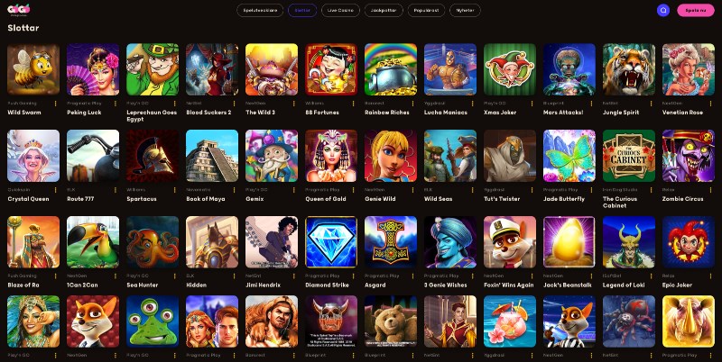 GoGo Casino Home Page