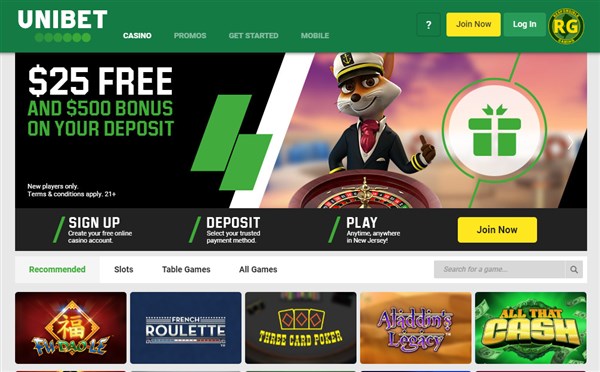 Free Casino Games Unibet