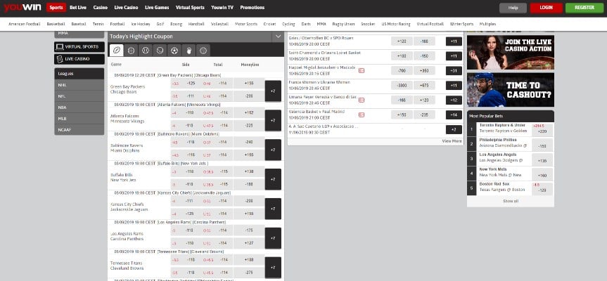 Youwin Bookmaker Home Youwin Bookmaker Home