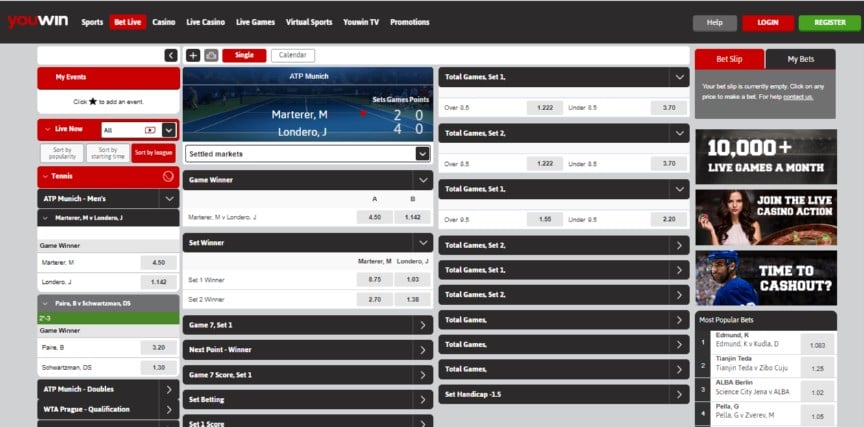 Youwin Live Betting Youwin Live Betting