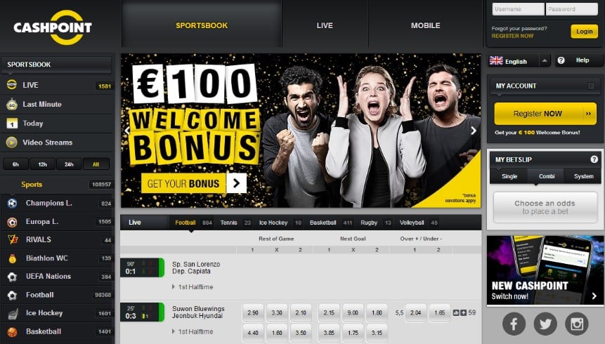 Cashpoint Home Page