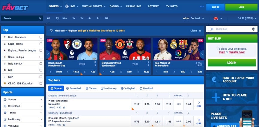 Favbet Home Page Favbet Home Page