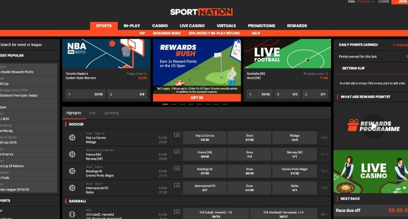 SportNation Home SportNation Home