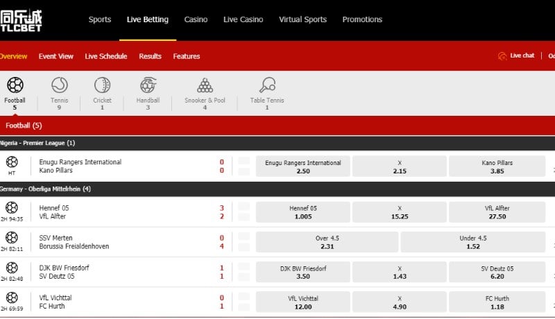 TLCBet Live Betting TLCBet Live Betting