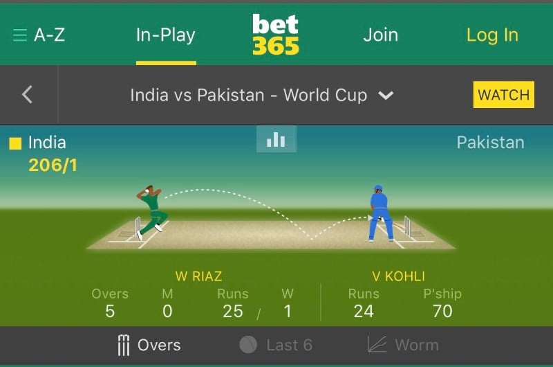 cricket world cup live stream