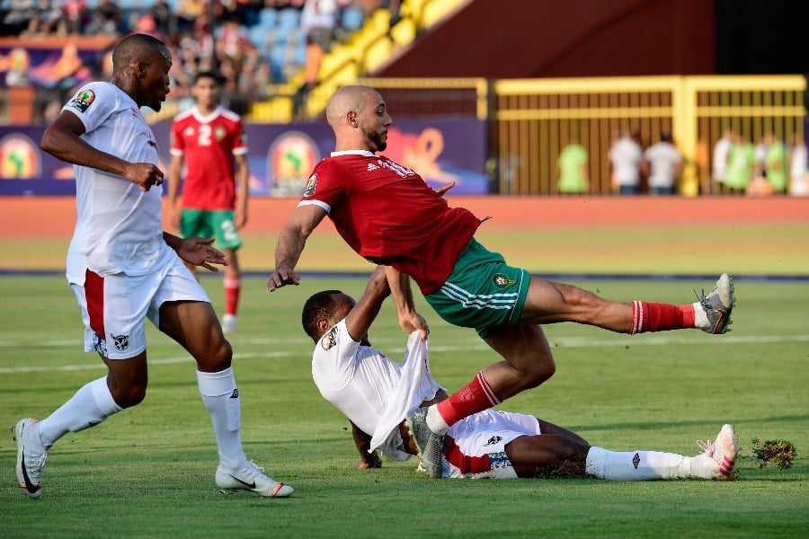 Ryan Nyambe is a particularly tough nut to crack and Namibia's solidity showed against Morocco. (Getty Images)