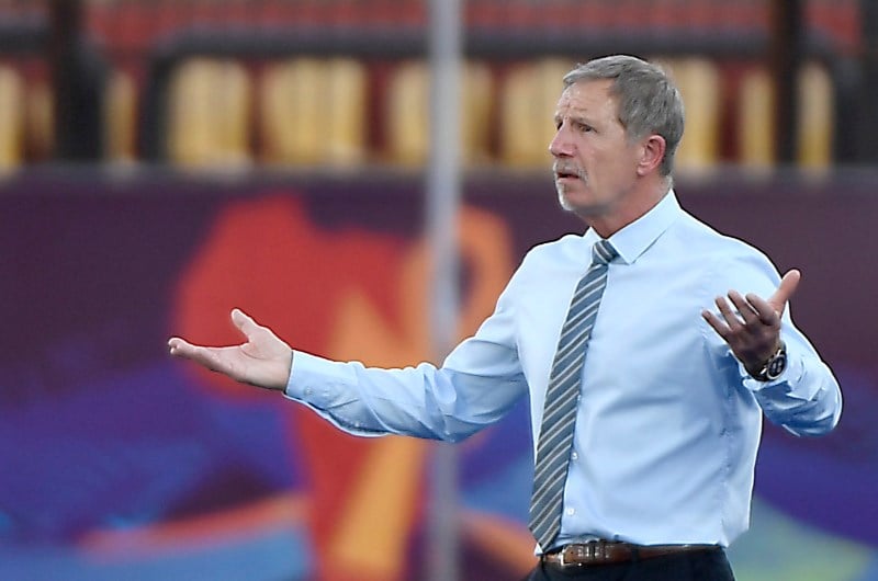 South Africa coach Stuart Baxter puzzled supporters with his tactics for their 2019 Africa Cup of Nations opener. (Getty Images)