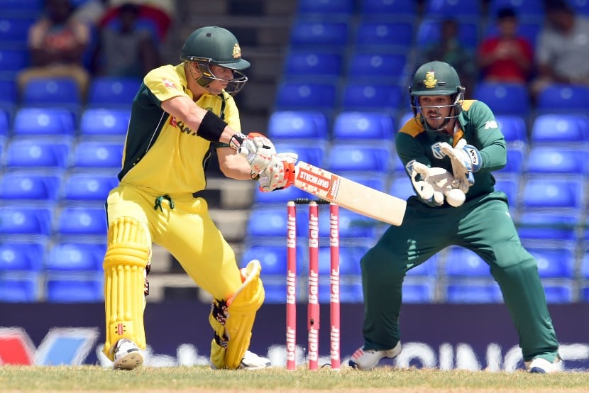 Do not expect much in the way of pleasantries between David Warner and Quinton de Kock. (Getty Images)