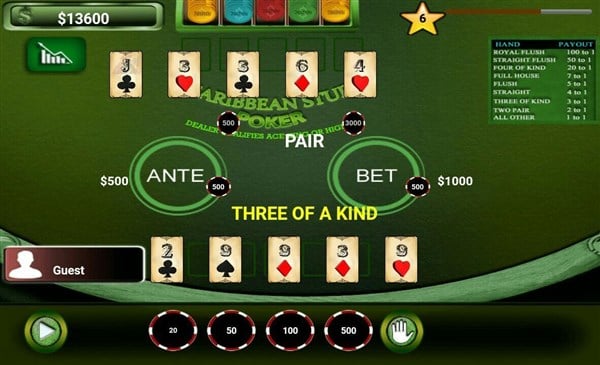 Caribbean stud poker rules Caribbean stud poker rules