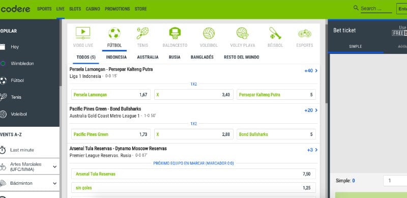 Codere Live Betting Codere Live Betting