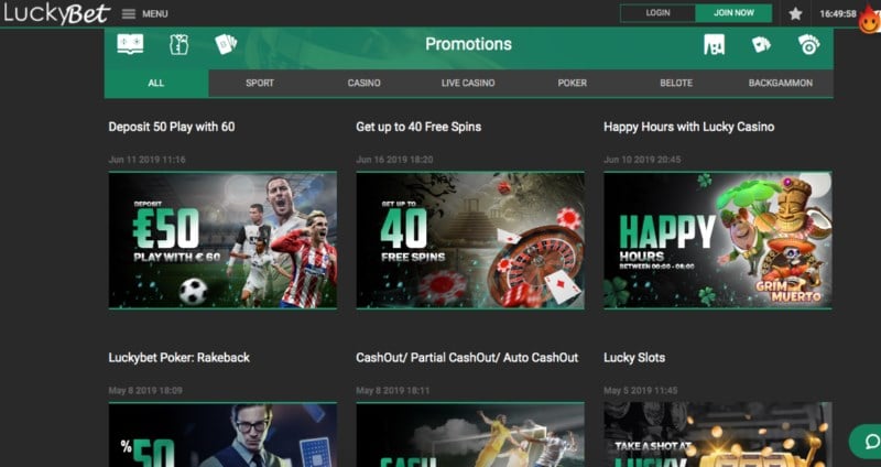 LuckyBet Promotions LuckyBet Promotions