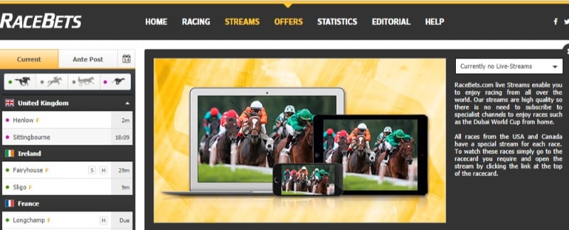 RaceBets Live Streaming RaceBets Live Streaming