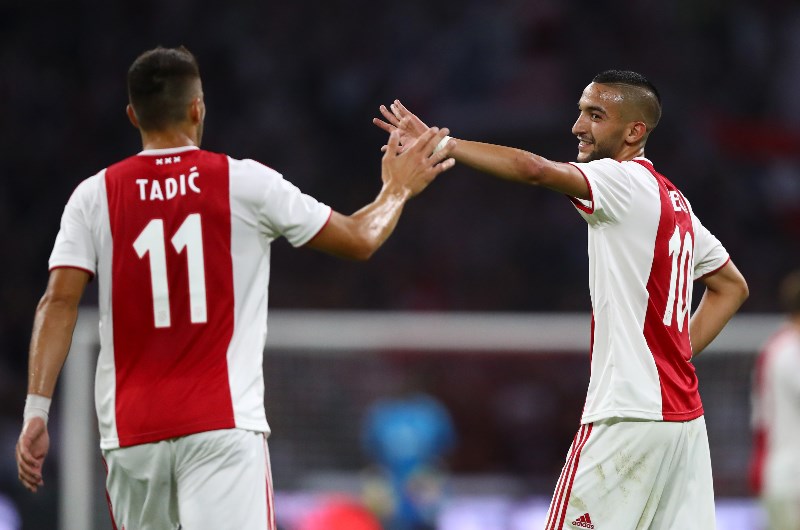 tadic ziyech ajax