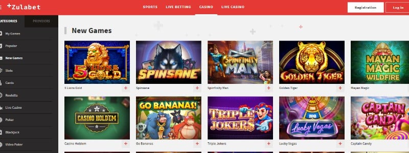 ZulaBet Casino ZulaBet Casino