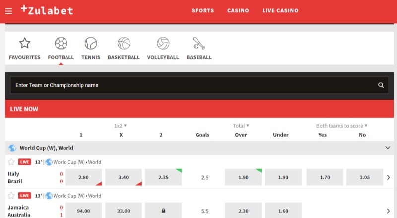 Zulabet Live Betting Zulabet Live Betting