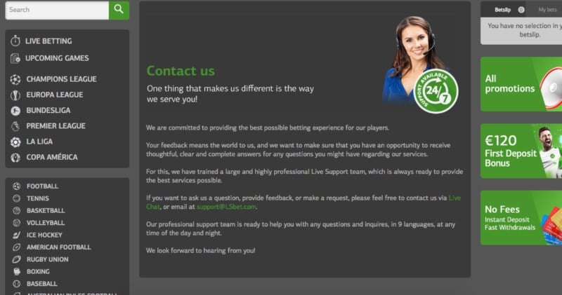 LSbet customer support LSbet customer support