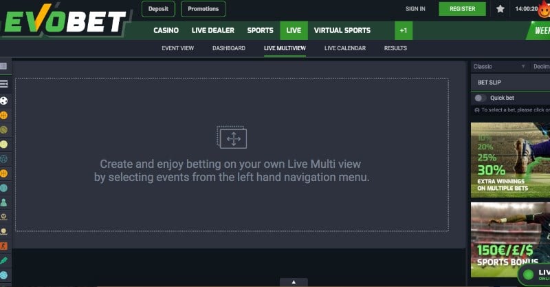Evobet Multiview Evobet Multiview