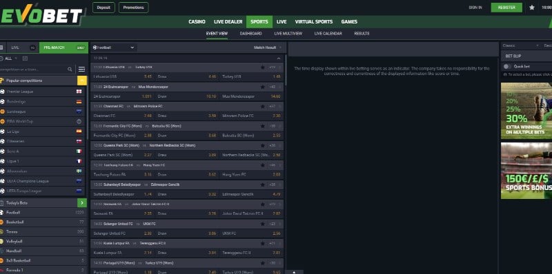 Evobet Sports Home Evobet Sports Home