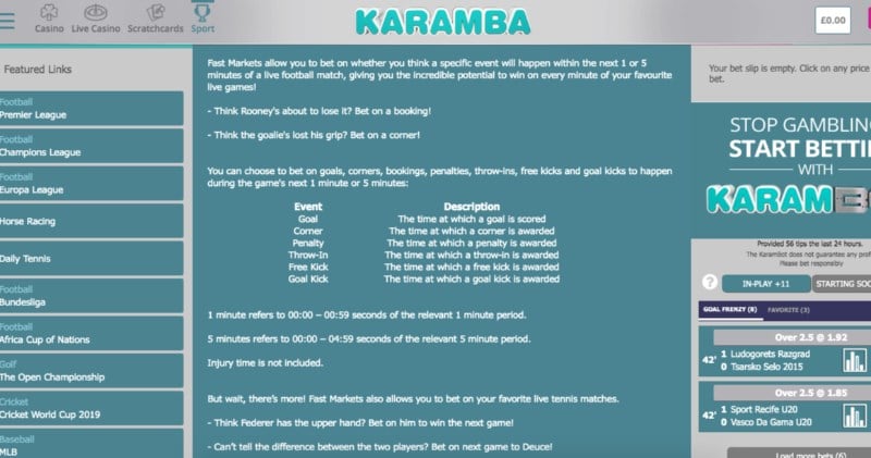Karamba Fast Markets Karamba Fast Markets