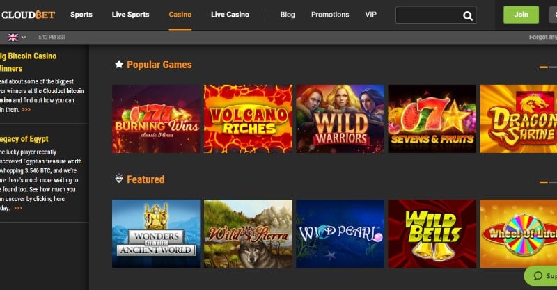 Cloudbet Casino Cloudbet Casino