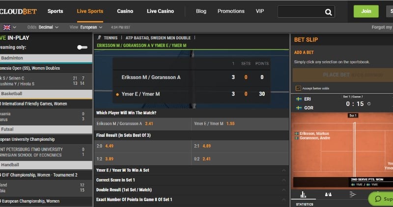 Cloudbet Live Betting Cloudbet Live Betting