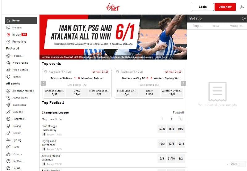Virgin Bet Virgin Bet