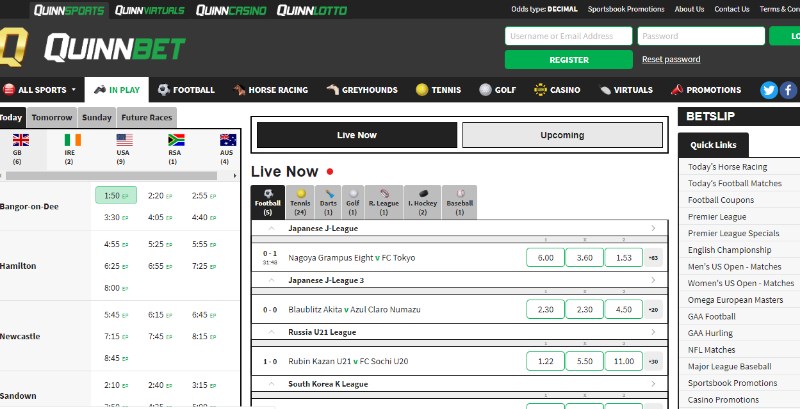 Quinnbet Live Betting Quinnbet Live Betting