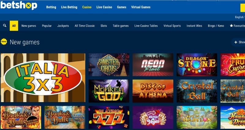 Betshop casino