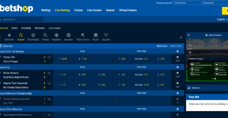Betshop live betting Betshop live betting