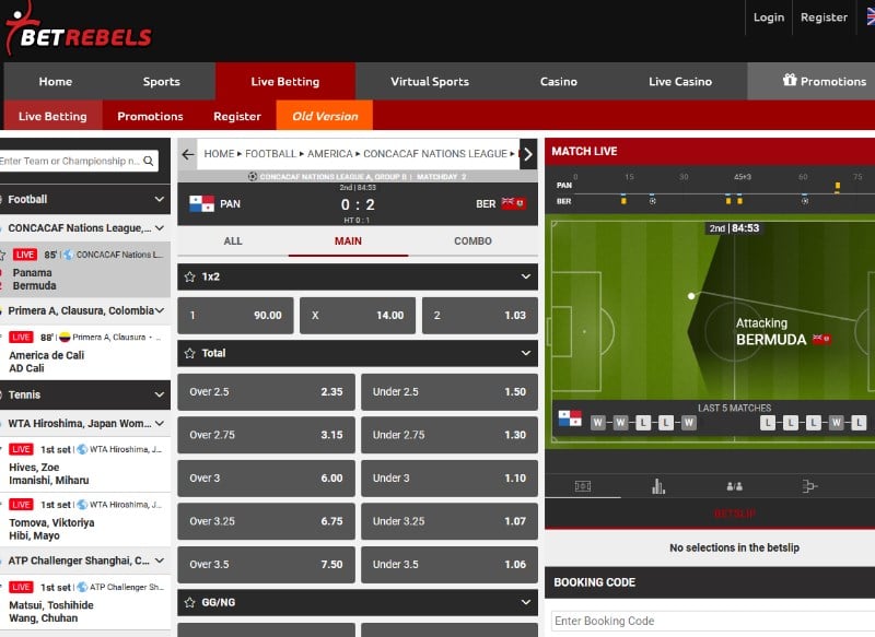 Betrebels Live Betting Betrebels Live Betting