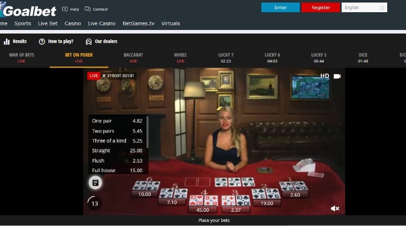 Goalbet Betgames