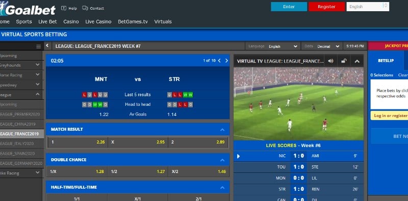 Goalbet Virtuals